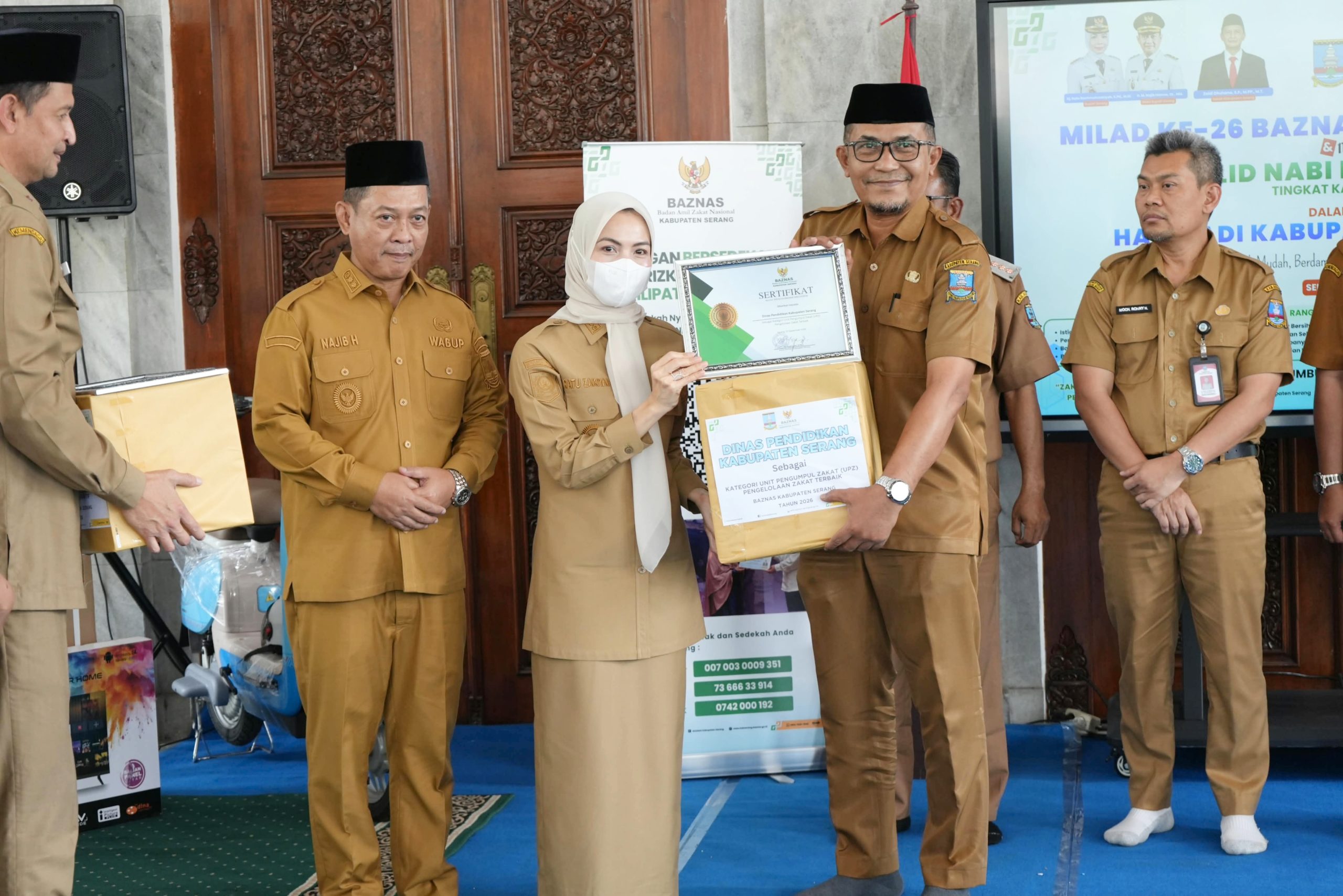 Jadwal Bupati Serang Ratu Rachmatuzakiyah bersama Wakil Bupati Muhammad Najib Hamas menghadiri Rapat Paripurna DPRD Kabupaten Serang yang membahas persetujuan penetapan Raperda APBD Perubahan Tahun Anggaran 2026.