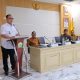 Wali Kota Serang Budi Rustandi dalam rapat koordinasi pengawasan program bersama KPK RI di Setda Kota Serang.