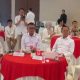 Ketua DPC Partai Gerindra Kabupaten Serang Ahmad Muhibbin menerima mandat kepemimpinan usai penyerahan Surat Keputusan kepengurusan baru oleh Ketua DPD Partai Gerindra Banten, Andra Soni, di Graha Mahesa, Jumat, 18 September 2026.