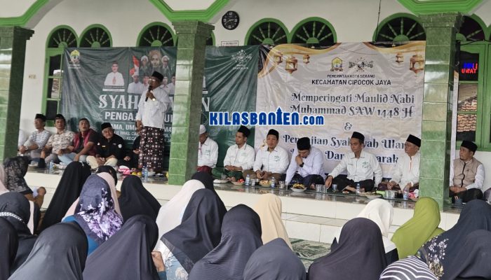 Pengajian Syahriyahan MWCNU Cipocok Jaya di Jagarayu, KH Saifun Nawasi: Jaga Persaudaraan demi Indonesia yang Damai