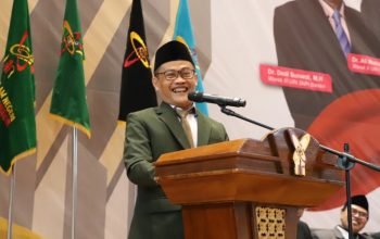 Rektor UIN SMH Banten Prof Muhammad Ishom membuka PBAK 2026 yang diikuti 2.210 mahasiswa baru di Convention Hall UIN SMH Banten, Selasa (1/9/2026).