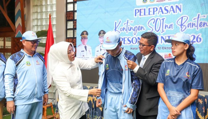 Andra Soni Tegaskan Kesetaraan Atlet Disabilitas, Lepas Kontingen SOIna Banten ke PESONAS 2026 dengan Target Prestasi Nasional