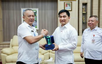 Wakil Gubernur Banten Achmad Dimyati Natakusumah saat memaparkan materi ketahanan pangan di hadapan peserta Sespimti Polri di Kota Serang.