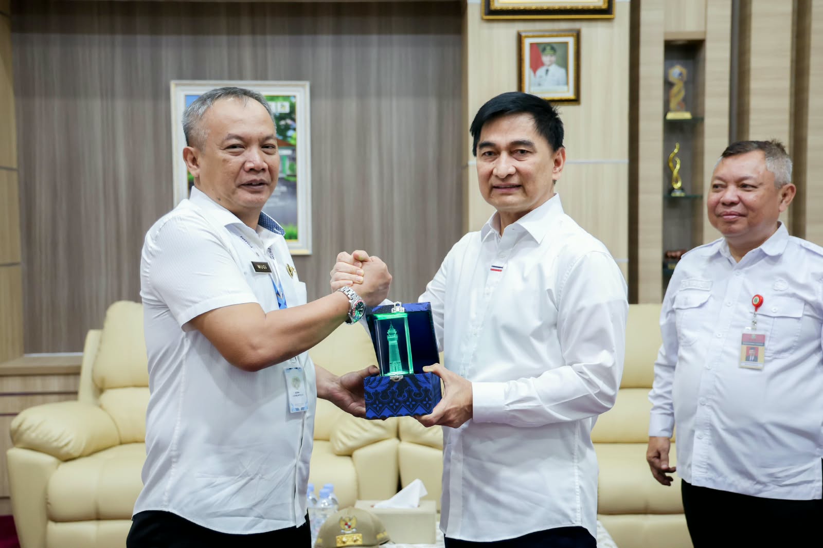 Wakil Gubernur Banten Achmad Dimyati Natakusumah saat memaparkan materi ketahanan pangan di hadapan peserta Sespimti Polri di Kota Serang.