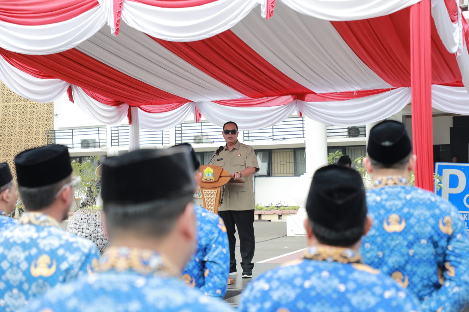 Prosesi rotasi 15 Pejabat Eselon II Pemkot Serang.