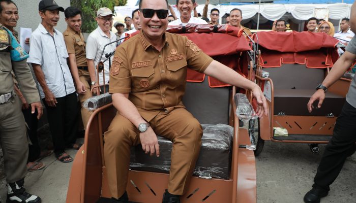 Wali Kota Serang Budi Rustandi Awasi Pelatihan 200 Penerima Bantuan Becak Listrik Prabowo