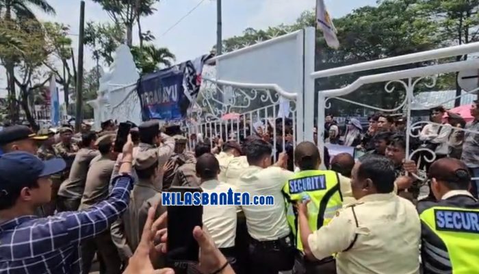Mahasiswa Demo HUT ke-500 Kabupaten Serang, Deretan Persoalan Daerah Dibongkar: Tambang, Truk ODOL hingga Pengangguran Disorot
