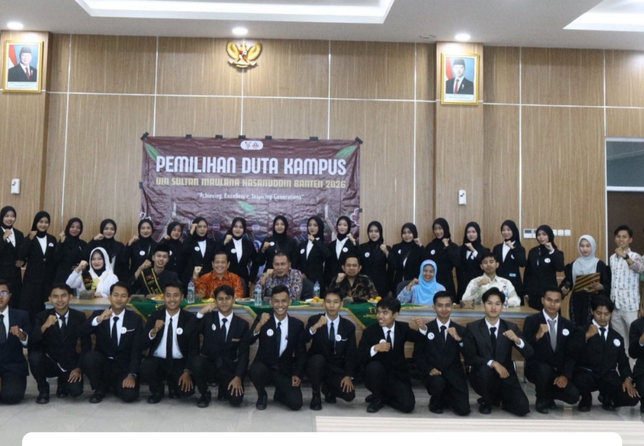 Puluhan mahasiswa mengikuti Audisi Tahap 1 Pemilihan Duta Kampus UIN Sultan Maulana Hasanuddin Banten Tahun 2026 di Gedung Rektorat UIN SMH Banten.