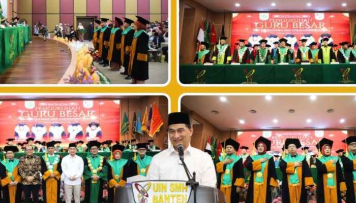 Lima Profesor Baru UIN Banten Resmi Dikukuhkan, Siap Dongkrak Kampus Menuju Kelas Dunia