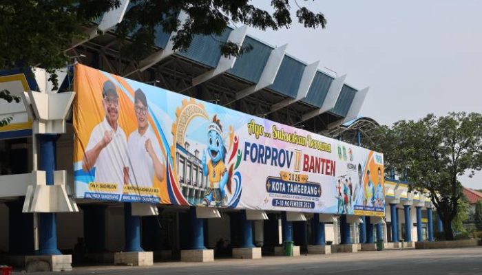 Stadion Benteng Reborn Bikin Bangga, Fasilitas Bertaraf Nasional Antar Kota Tangerang Jadi Tuan Rumah Atletik PORPROV VII Banten 2026