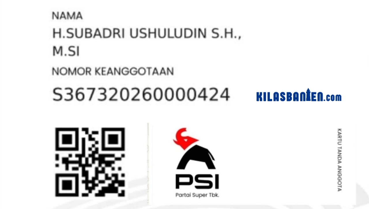 Subadri Ushuludin menjadi sorotan setelah dikabarkan bergabung dengan PSI. Di saat bersamaan, DPW PPP Banten meminta yang bersangkutan berhenti menggunakan atribut dan mengatasnamakan partai.