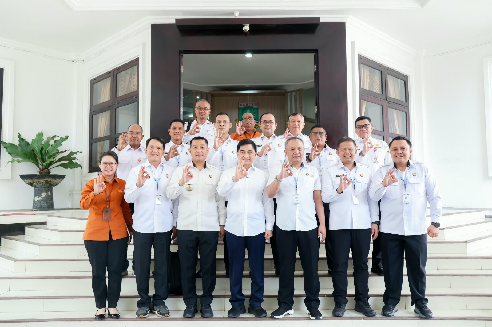 Wakil Gubernur Banten Achmad Dimyati Natakusumah memaparkan strategi ketahanan pangan kepada peserta Sespimti Polri Tahun Anggaran 2026 di KP3B, Kota Serang, Rabu (7/10/2026).