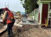 Tak Hanya Diperlebar, Trotoar Jalan Kisamaun Bakal Tampil Estetis dengan Material Stamp Concrete